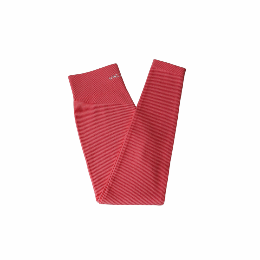 RIBBED HIGH RISE LEGGINGS