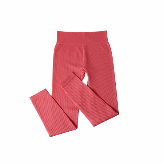 RIBBED HIGH RISE LEGGINGS