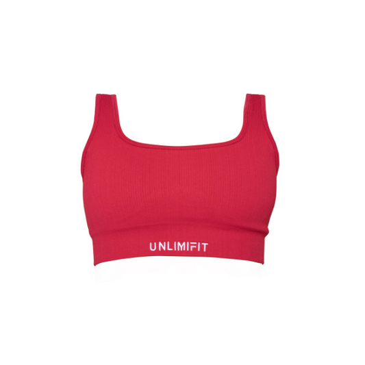 RIBBED SCULPT BRA